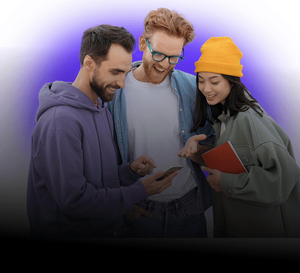 Students studying together