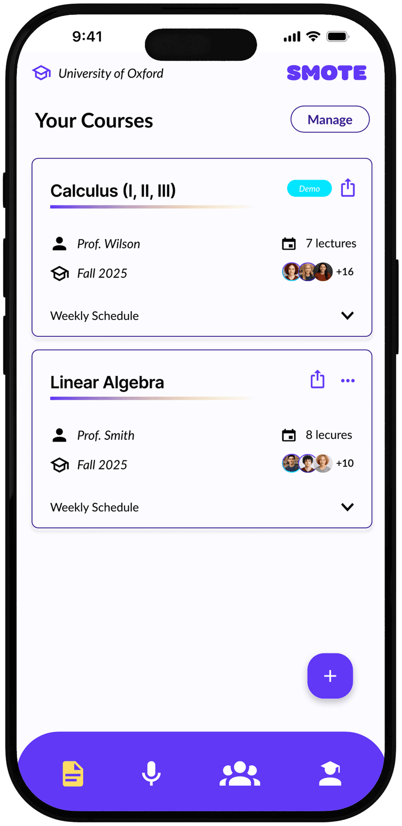 Your courses on mobile